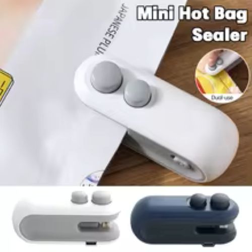 Mini Handheld Plastic Bag Sealer With Built-in Battery Portable Food Bag Heat