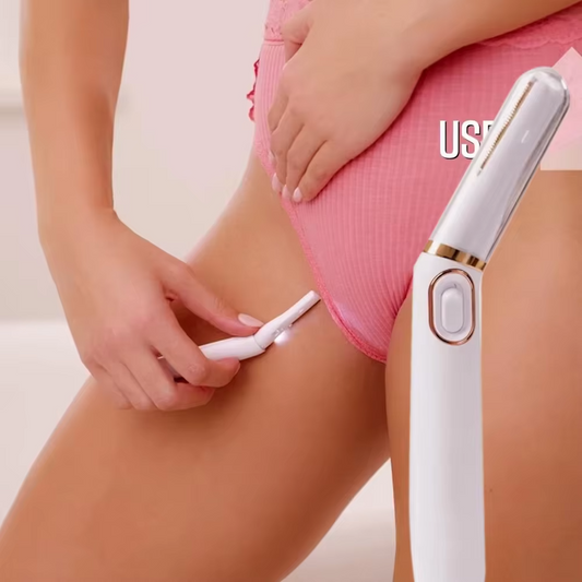 Bikini Shaver and Trimmer Hair Remover Shaving Smooth Electric Shaver for Women for Intimate Ladies
