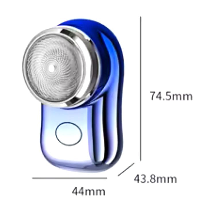 Mini Portable Pocket Shaver Waterproof Wet and Dry Electric Razor Rechargeable Shaving Machine Travel Portable Shaver